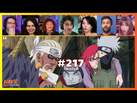 Naruto Shippuden Episode 217 | The Infiltrator | Reaction Mashup ナルト 疾風伝