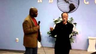 Lyle Henderson, sings live on the spot at Pastor Jai Reed Birthday Celebration