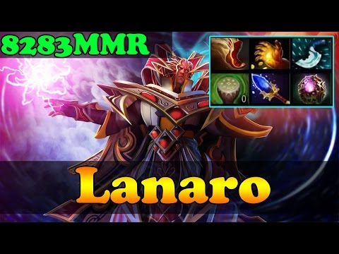Dota 2 - Lanaro 8283 MMR Plays Invoker Vol 5 - Ranked Match Gameplay!