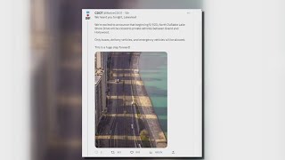 Tweets claiming DuSable Lake Shore Drive is closing to private traffic were fake