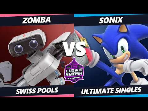 Ludwig Invitational - Zomba (ROB) Vs. Sonix (Sonic) SSBU Ultimate Tournament