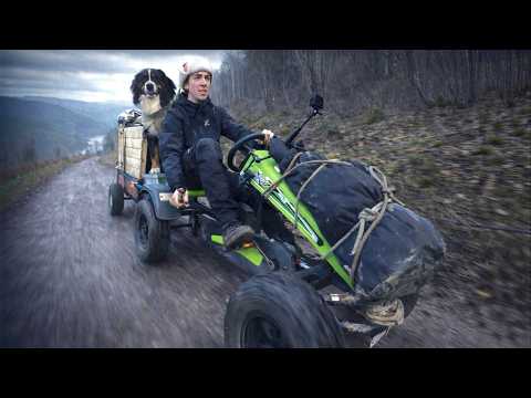 4 Tage allein mit einem Kettcar im Februar | 0°C