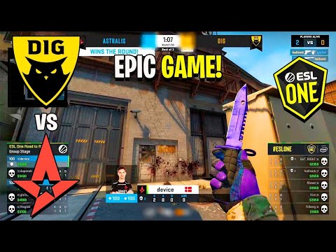 EPIC GAME! - Astralis vs Dignitas - ESL One MAJOR: Road to Rio - BEST MOMENTS | CSGO