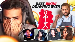 Best Bikini Drawing Ever 👙😂 ft. @TbOnetv *Funny Skribbl Highlights*