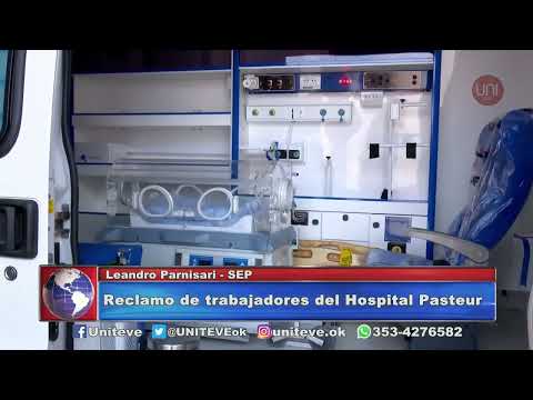 Reclamo de trabajadores del Hospital Pasteur