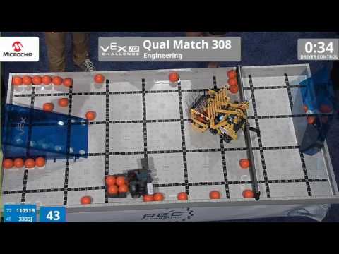 VEX Worlds 2016 - VEXIQ Elementary School - Engineering - Qual 308 (11051B 3333J) 89