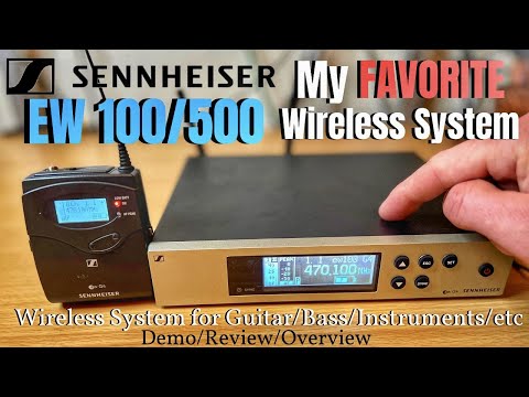 Sennheiser EW G4 wireless guitar system A1 band 470-516 MHz range image 11