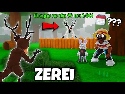 FINALMENTE ZEREI o 99 NOITES NA FLORESTA COM O LARRYZINHO!