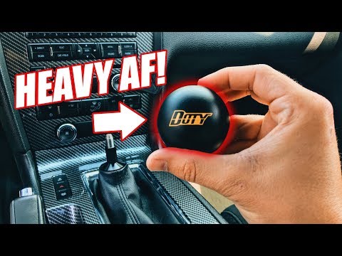 Is a HEAVYWEIGHT shift knob WORTH it?...Anarchy Motive Mammoth Review for Mustang GT