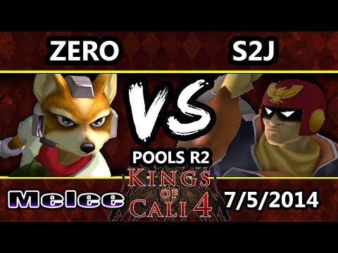 KoC 4 - CT | Zero (Fox) Vs. S2J (Captain Falcon) SSBM Pools R2 - Smash Melee
