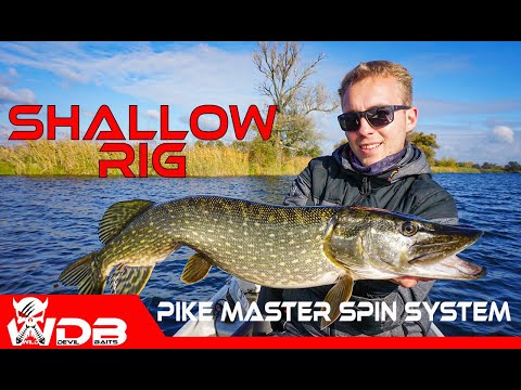 Wild Devil Bais Pike Master Spin System Shallow Rig Anglen auf Hecht Pike Fishing mit dem Spinsystem