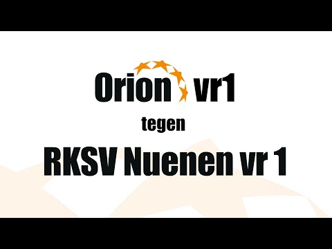 Orion Vr1 vs RKSV Nuenen Vr1 (15 okt 2023)