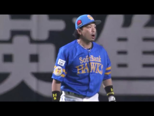 【1回表】ホークス・松田 相手の流れを断ち切る好守!! 2016/7/2 H-F
