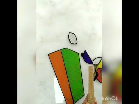 PORTREMANİK-1/ Pastel Boya ile Renklendirilmis  Atık Kartondan Mask Yapımı