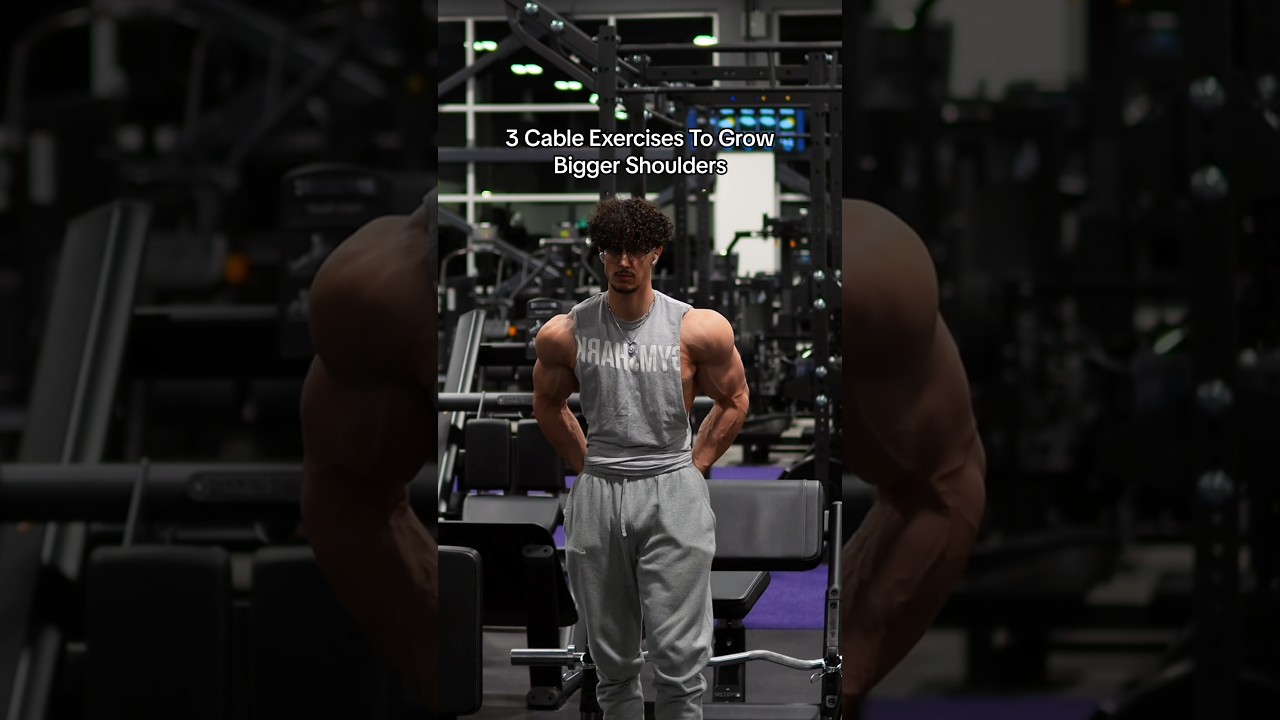 3 Cable Exercises To Grow Bigger Shoulders 🦾