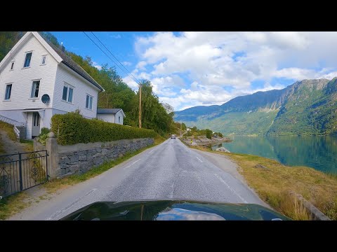 【4K60】 Driving in Norway - Gaupne to Skjolden