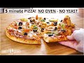5 Minute NO OVEN , NO YEAST PIZZA! Lockdown Pizza Recipe