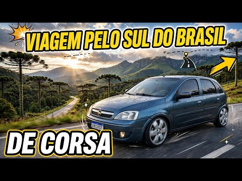 Viagem de férias de Angra dos Reis RJ ao Sul do Brasil 