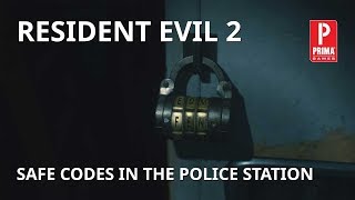 Resident Evil 2 Safe Codes in the Police Station