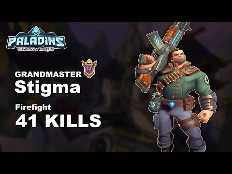 Stigma Viktor 41 KILLS!! Paladins GM (TOP 82) Ranked Gameplay 1440p High Quality Video