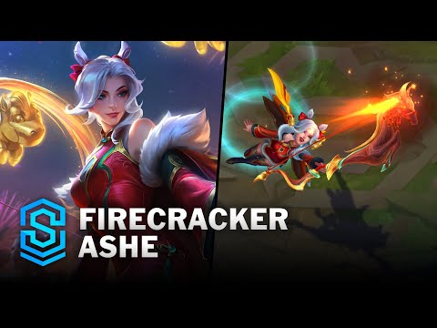 Firecracker Ashe Skin Spotlight - Pre-Release - PBE Preview - League of Legends