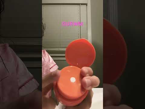 Guys I only squeezed a little bit from my bubble bc I don’t want to waste a lot # GURWM