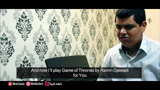 Playing Interstellar and Game of Thrones by Blind Pianist (Blind Genius introduction)