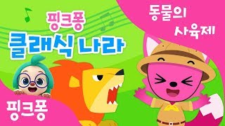 생상스 동물의 사육제 | 동물의 왕 사자, 아름다운 백조 동요 속 클래식은? | 핑크퐁 동물 동요 속 클래식 찾기 | 핑크퐁 클래식 | 핑크퐁! 인기동요