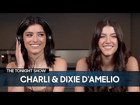 夏利-阿梅里奧揭發迪克西-阿梅里奧偷了他們媽媽的車|《今夜秀》｜《今夜秀》。 (Charli D'Amelio Exposes Dixie D'Amelio for Stealing Their Mom's Car | The Tonight Show)