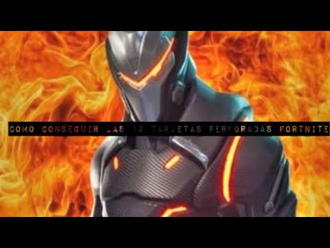 Como conseguir las 52 tarjetas perforadas fortnite