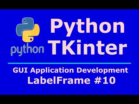 10 Python Tkinter Labelframe