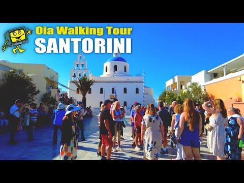 Oia - Santorini - Greece - 4K Walking Tour - May 2024
