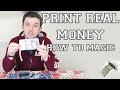Learn How To Print Money | Money Printer Magic Trick