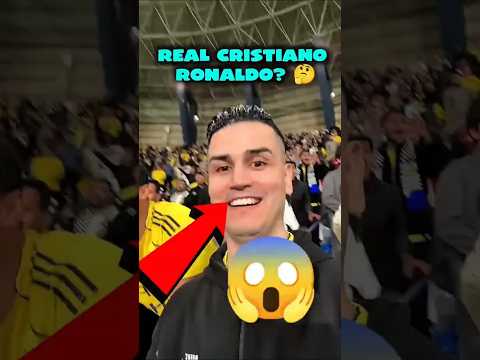 Когда фальшивый Роналду встретился с настоящим Роналду 😱