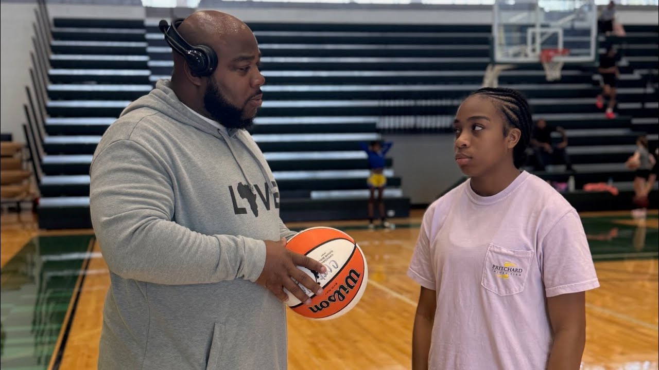 Purnell gets on to his daughter in the middle of basketball practice and embarrasses her 