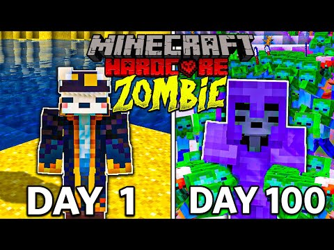 WhoIsDre - I Survived 100 Days in Zombie Apocalypse in Minecraft Hardcore