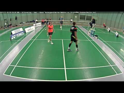 HBK - M-Turnering - Semi - Nanna Vestergaard/Morten Bødskov vs. Kristoffer Knudsen/Emilie Juul