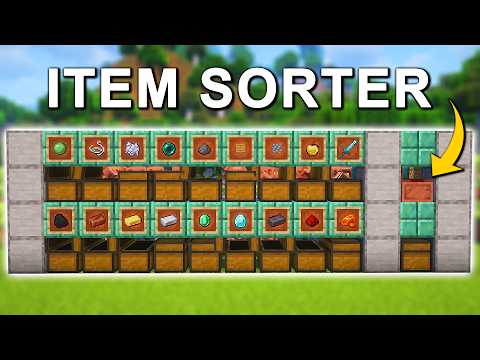NEW Item Sorter Design in Minecraft 1.21.11 (Tutorial)