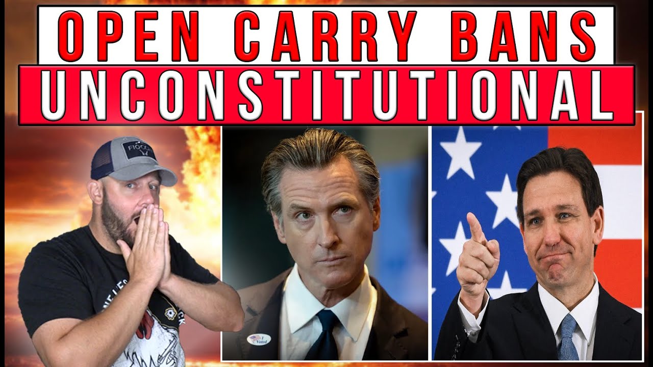 MORE BREAKING UPDATES! Open Carry Bans RULED UNCONSTITUTIONAL!!! Pour It ON BABY!