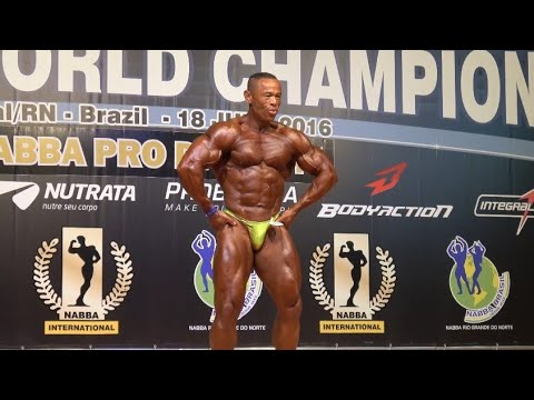 Joao Bispo (BRA), NABBA Worlds 2016 - Masters Over 50 Winner