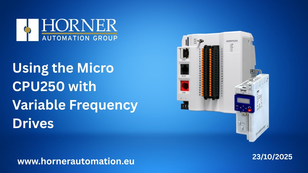 Using the Micro CPU250 with Variable Frequency Drives