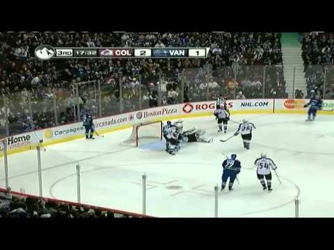 Vancouver Canucks vs Colorado Avalanche Highlights 3/16/11