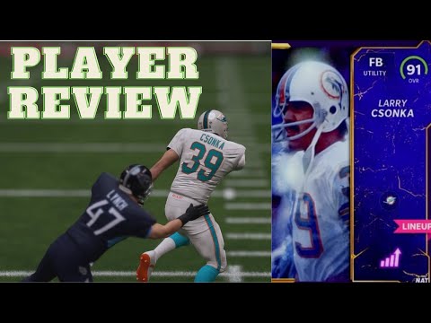 Legend Larry Csonka | Player Review | Madden Ultimate Team Gameplay