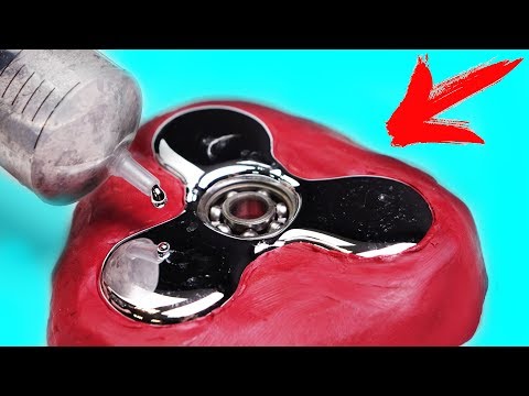DIY GALLIUM FIDGET SPINNER IN A LIQUID NITROGEN! Video