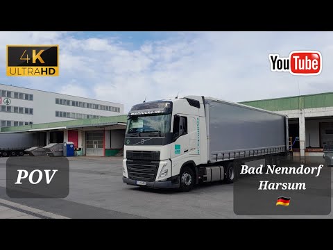 [ASMR] POV Truck driving Volvo FH500 Bad Nenndorf to Harsum 4K