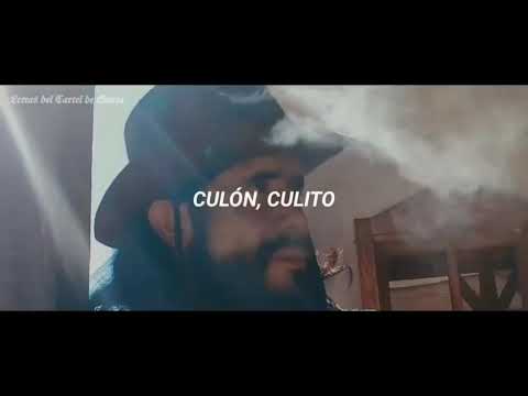 Cartel de santa Culón culito letra