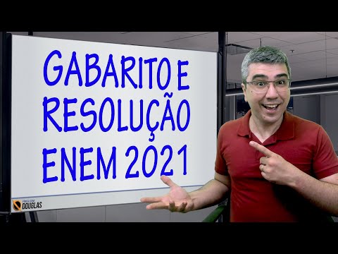 GABARITO E RESOLUÇÃO ENEM 2021 - ao vivo