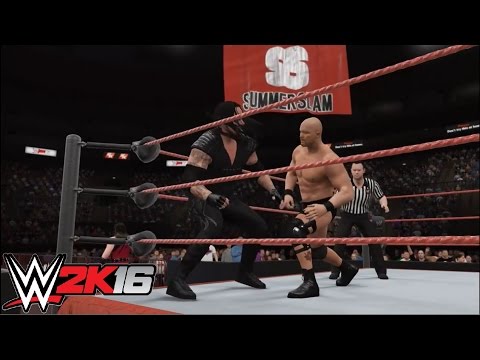 WWE 2k16 - "Stone Cold" Steve Austin vs. The Undertaker: Summerslam '98 - Austin 3:16 Part 11