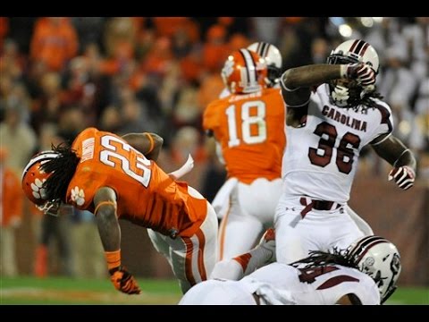 Andre Ellington gets ROCKED by DJ Swearinger