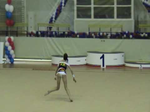 Anton Andrada Andriada. Romania. Rope. Qualification. RG WC St-Petersburg 03.04.2010.mp4